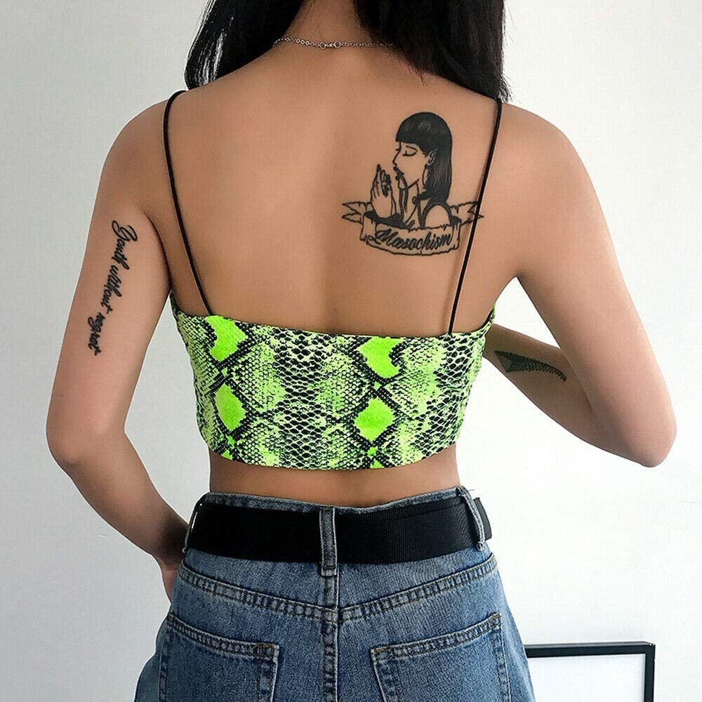 NWOT • Revamped Lime Green Patterned Top